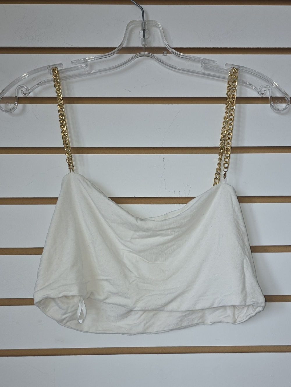 Gold Chain Baneau Crop Top
